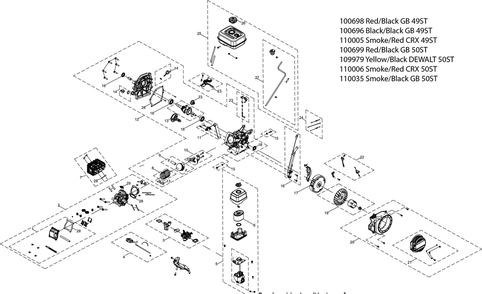 Part Location Diagram of 711-1111 MTD Shaft:control